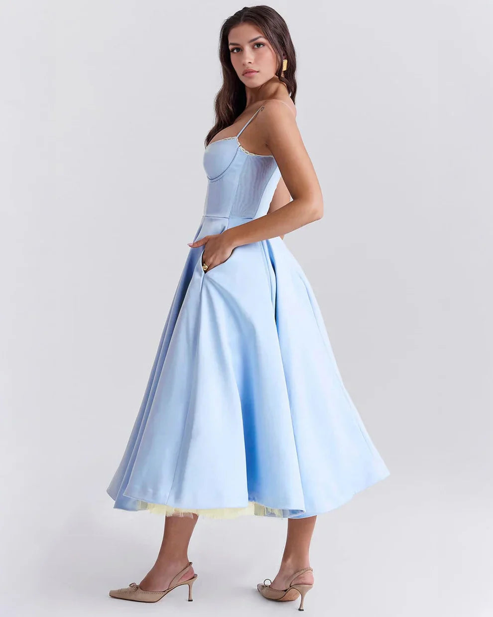 LYOR Arela Midi Dress