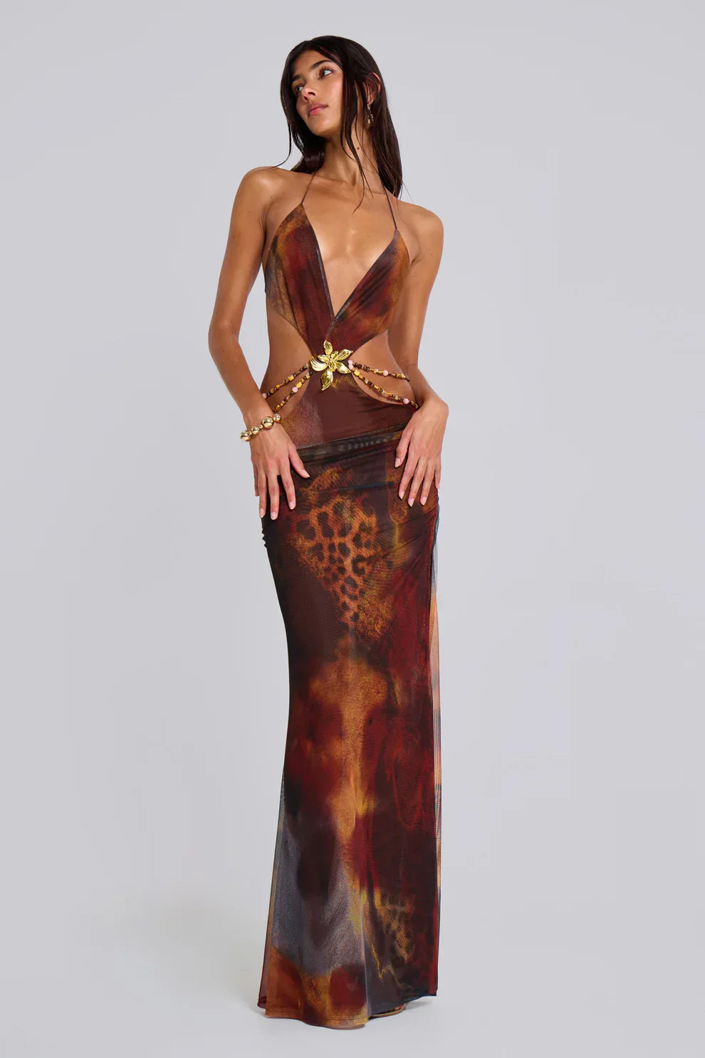 LYOR Jungle Maxi Dress