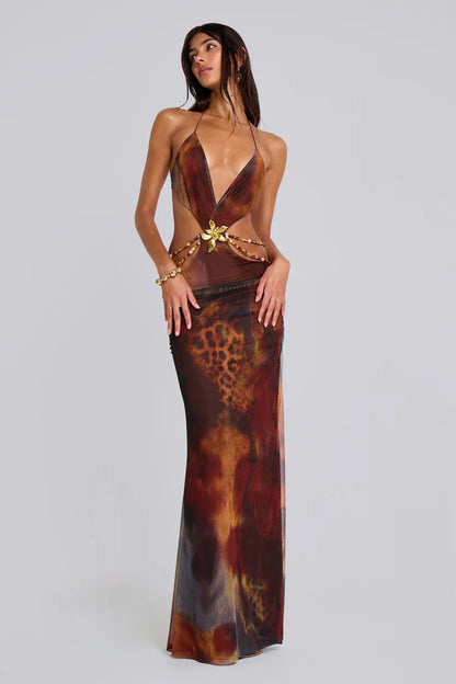 LYOR Jungle Maxi Dress