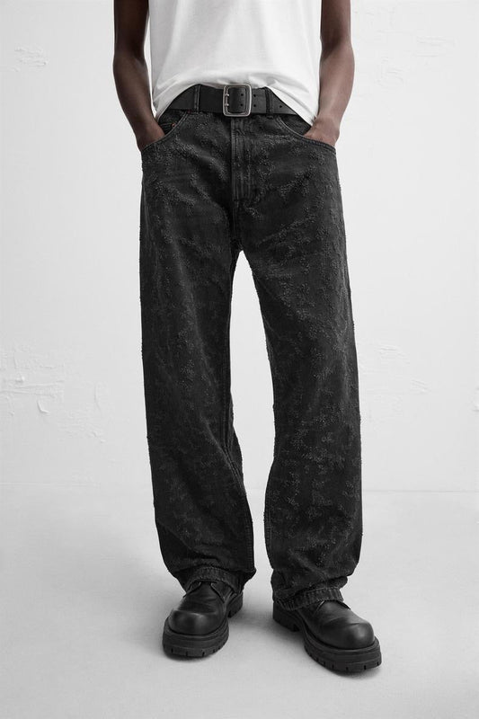 BLACK BAGGY JEANS V2