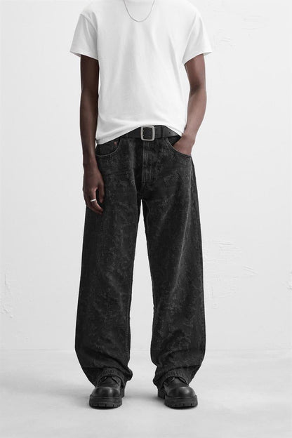 BLACK BAGGY JEANS V2