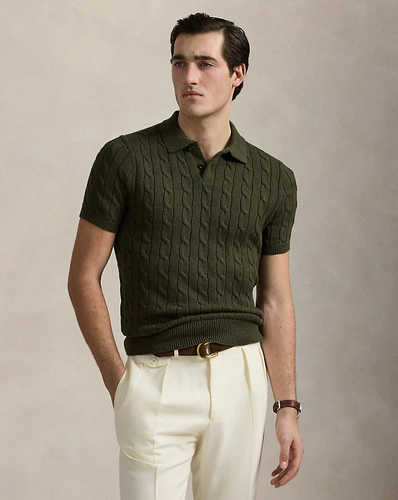 RL X LOURA TEXTURED POLO